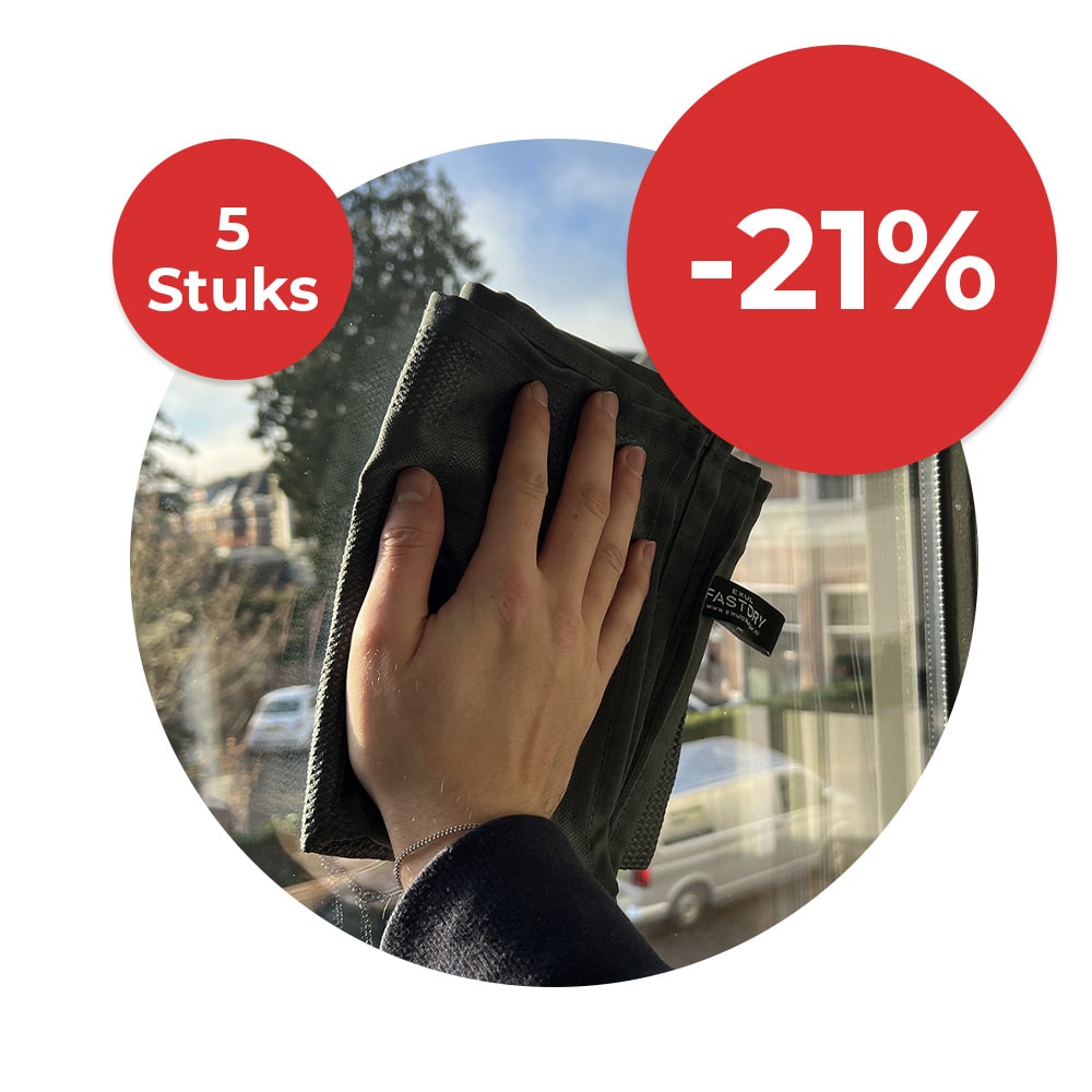 5 Stuks - FASTDRY Glansdoeken