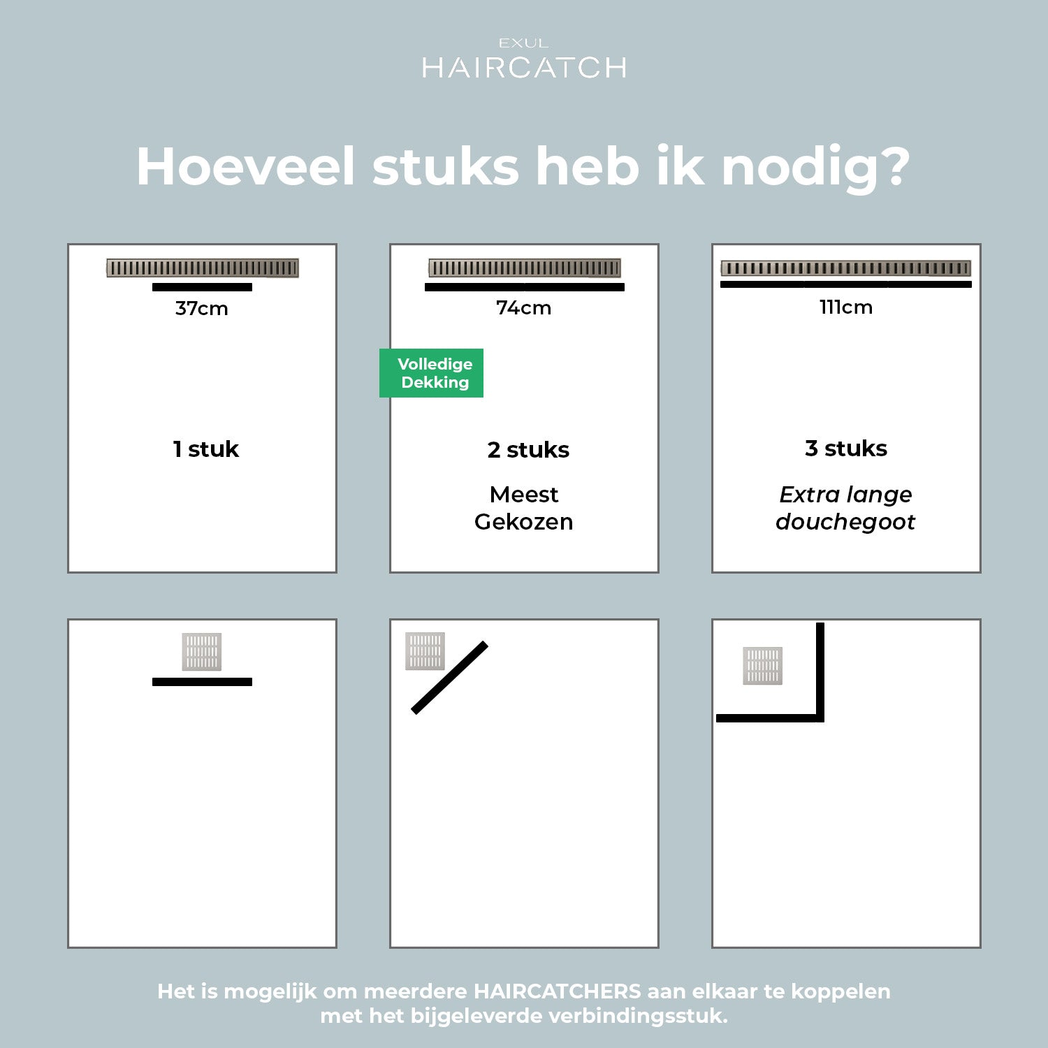 Exul HAIRCATCH - De oplossing tegen een verstopte douche