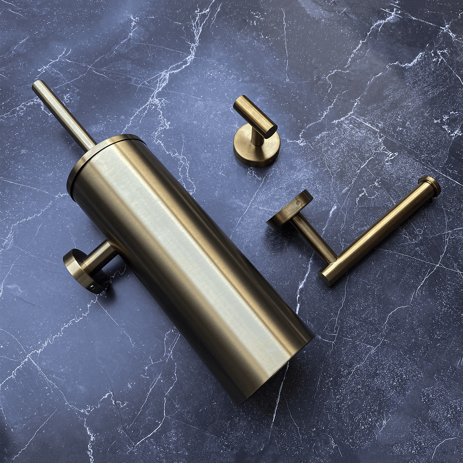 Toiletset Cerchio I - 3 delig - Goud - Exul