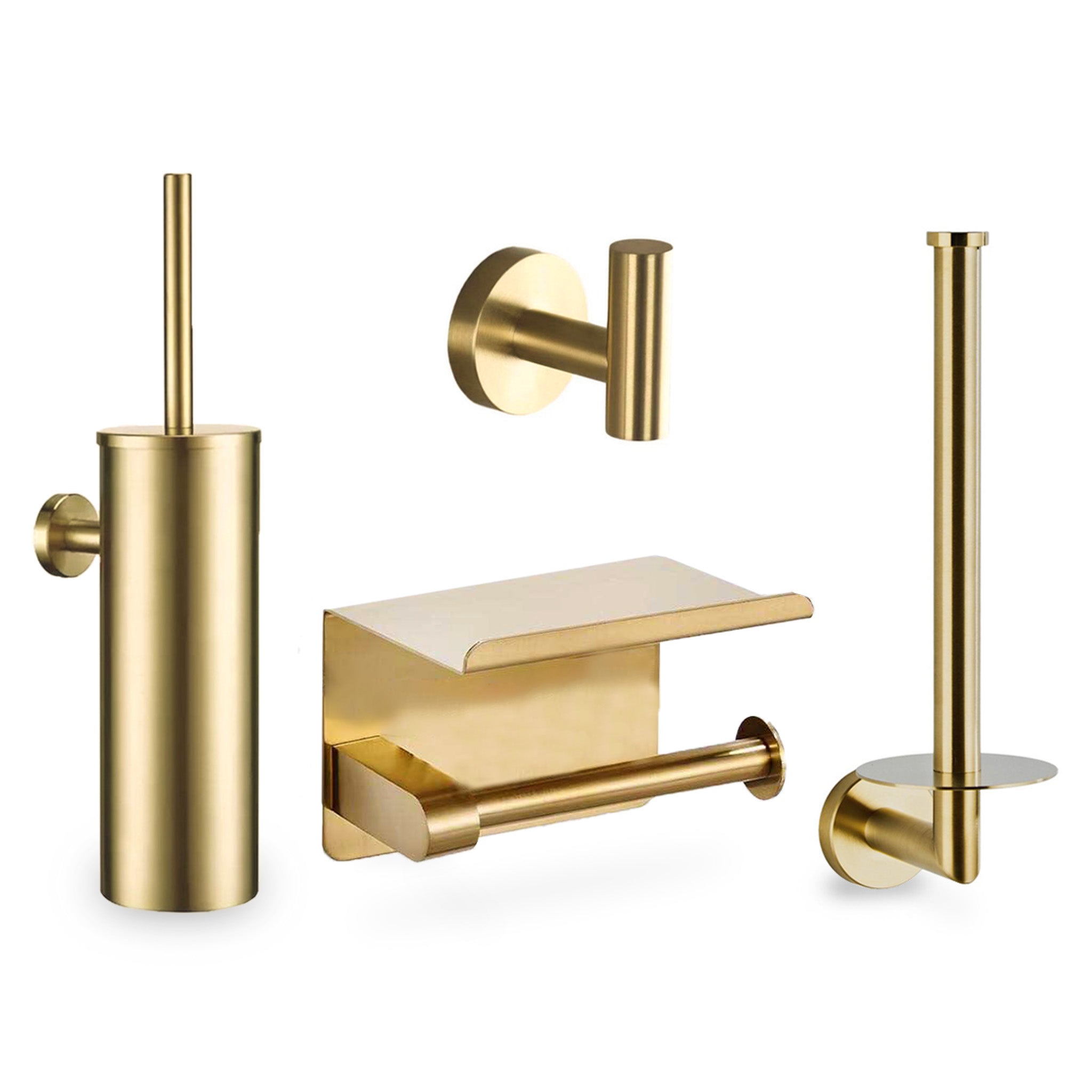 Toiletset Ripiano II - 4 delig - Goud - Exul